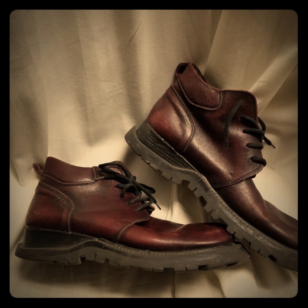 Steven Madden made in Italy  distressed leather